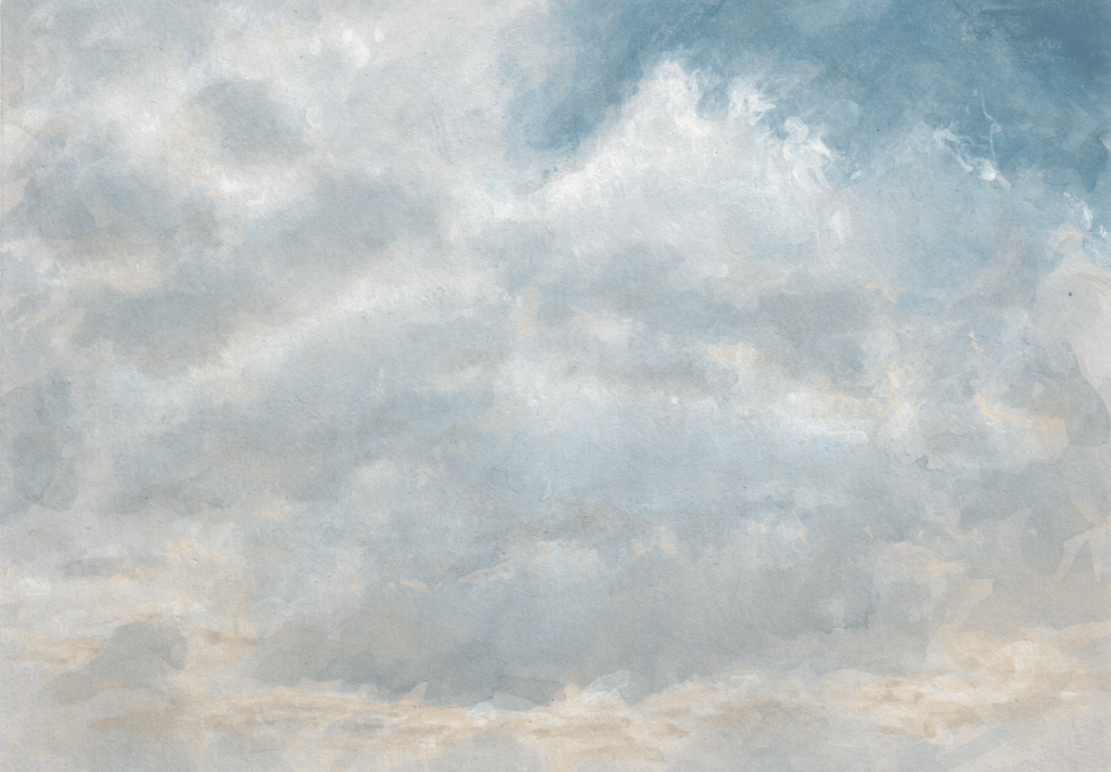 Decorative painting of clouds